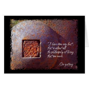 Gedaan mijn beste kaart