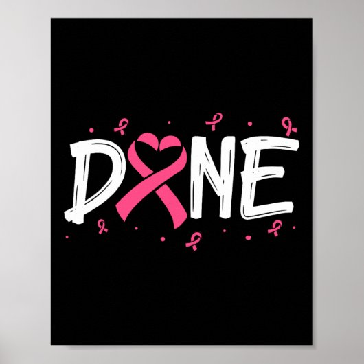 Gedaan op de laatste dag van de bestraling chemo b poster (Voorkant)