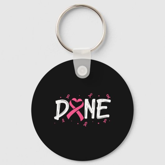Gedaan op de laatste dag van de bestraling chemo b sleutelhanger (Voorkant)