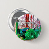 GEDAAN RONDE BUTTON 5,7 CM (Voorkant /achterkant)