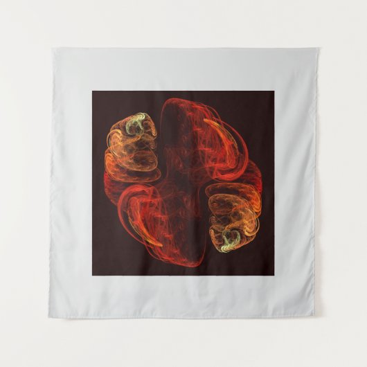 Gedaanteverwisseling Energie Moderne Abstracte Fra Wandkleed (Voorkant)