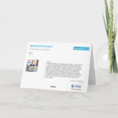 Gedaanteverwisseling - Kinderkunst voor CHOK Bedankkaart (Achterkant)