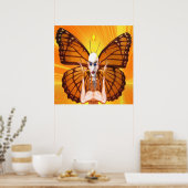 Gedaanteverwisseling van Nosferatu Dracula Poster (Keuken)