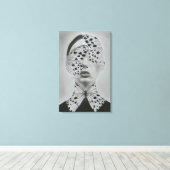 Gedaanteverwisseling: Vlindervisioen Canvas Afdruk (Insitu (Houten vloer))