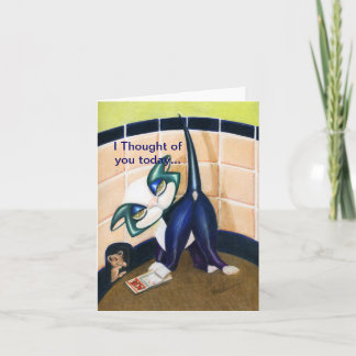 Gedacht aan jou vandaag, briefkaart, door Alma Lee Kaart