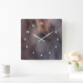 Gedacht oog van een paard vierkante klok (Huis)