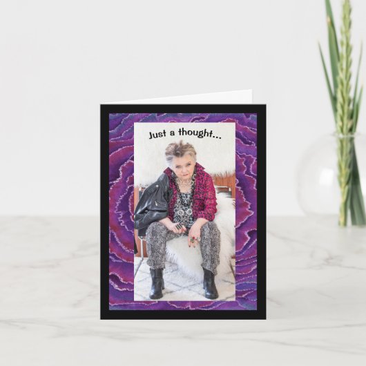 Gedacht over het Wenskaart in de winter/zomer Kaart (Voorkant)