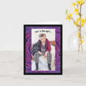 Gedacht over het Wenskaart in de winter/zomer Kaart (Gele Bloem)