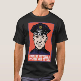 Gedacht politie t-shirt