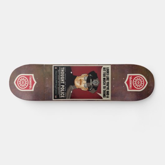 Gedacht politieskateboard skateboard (Horizontaal)