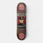 Gedacht politieskateboard skateboard (Voorkant)
