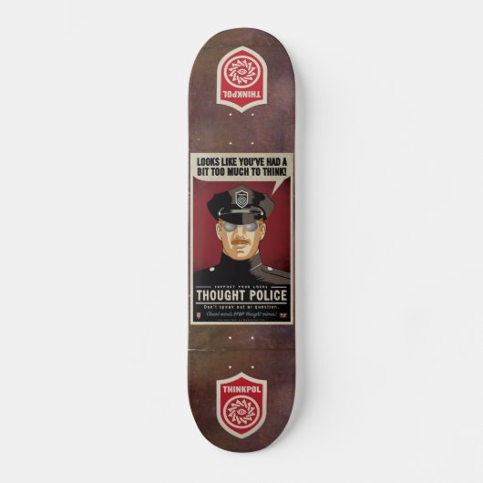 Gedacht politieskateboard skateboard (Voorkant)
