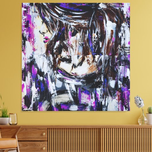 Gedachte Canvas Afdruk (Insitu (Woonkamer))