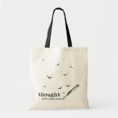 Gedachte criminele Quill & Vogels Tote Bag (Voorkant)