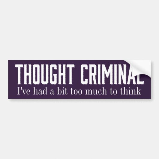 Gedachtecrimineel Stickers (Voorkant)