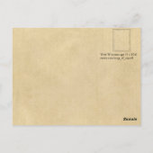 Gedachtedige ogen van Poet Walt Whitman Briefkaart (Achterkant)