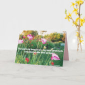 Gedachten aan geluk bloemen Tuin Kaart (Gele Bloem)