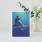 Gedachten als Rozen bloemblaadjes Briefkaart (Staand voorkant)