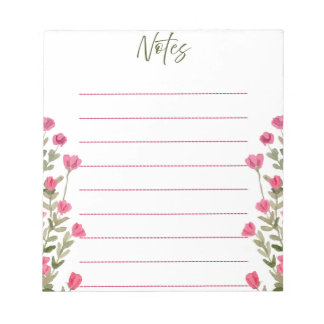 Gedachten als Wilde Bloemen Notitieblok
