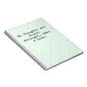 Gedachten Altijd Rechtdoor Als Een Lijn Wiskunde L Notitieboek (Rechterzijde)