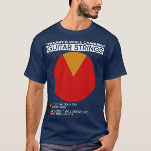 Gedachten bij het veranderen van gitaarstrengen me t-shirt