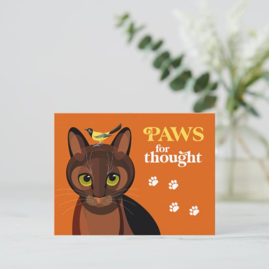 Gedachten Briefkaart (Staand voorkant)