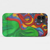 Gedachten creëren -originele kunst  Case-Mate iPhone case (Achterkant (horizontaal))