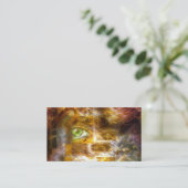 Gedachten en afmetingen visitekaartje (Staand voorkant)