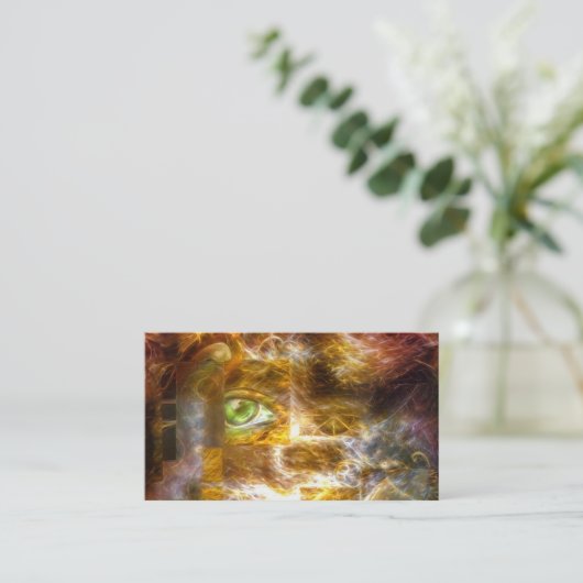 Gedachten en afmetingen visitekaartje (Staand voorkant)