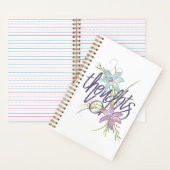 Gedachten en bloemen notitieboek (Binnen)