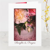 Gedachten en gebeden kaart (Gele Bloem)