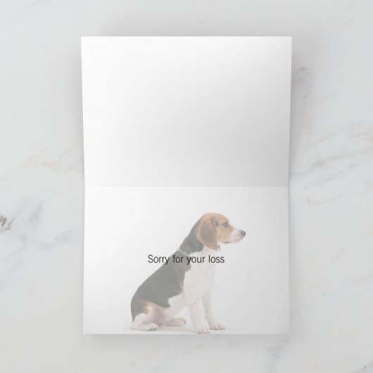 Gedachten en gebeden van honden kaart (Binnen)