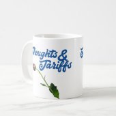Gedachten en tarieven tegen Trump Koffiemok (Voorkant links)