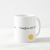 Gedachten en tranen koffiemok (Voorkant rechts)