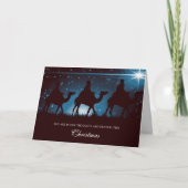 Gedachten & Gebed Memorial Kerstmis Sympathie Feestdagen Kaart (Voorkant)