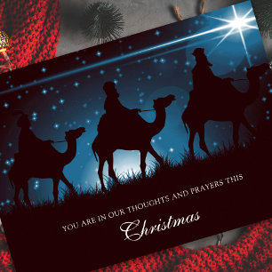 Gedachten & Gebed Memorial Kerstmis Sympathie Feestdagen Kaart