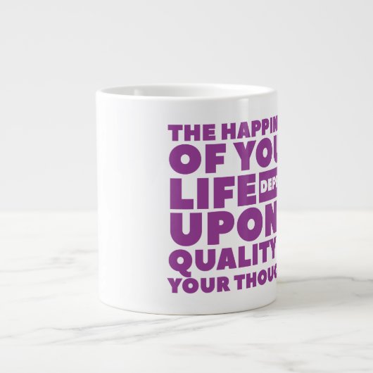 Gedachten - Jumbo-Mok Grote Koffiekop (Voorkant)