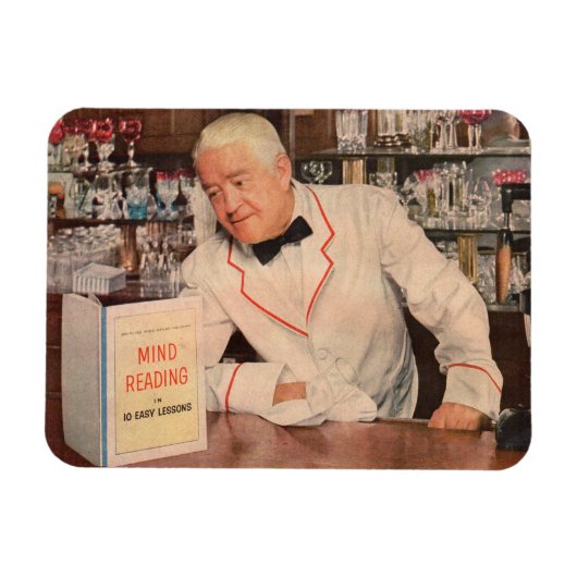 Gedachten lezen aan de bar magneet (Horizontaal)