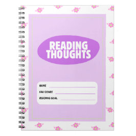 Gedachten lezen: Lees tracker journaal cute pas Notitieboek