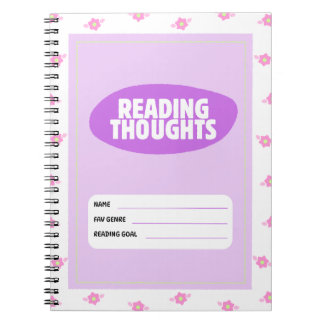 Gedachten lezen: Lees tracker journaal cute pas Notitieboek