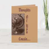 Gedachten, O, F, Y, O, U, Neef... Bedankkaart (Voorkant)