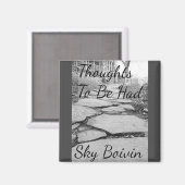 Gedachten om te hebben boek cover magneet (Voorkant / Achterkant)