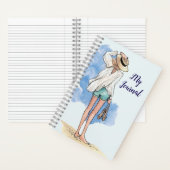 Gedachten op het strand My Journal - Blauw Notitieboek (Binnen)