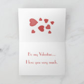 Gedachten over de You Valentijnsdag Card Feestdagen Kaart (Binnen)