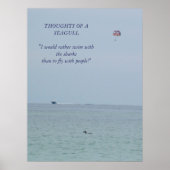 Gedachten over een Poster van Seagull 2 (Voorkant)