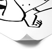 Gedachten over een Sarcastische Retro-huisvrouw Poster (Hoek)