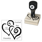 Gedachten over het leven rubberstempel (Gestempeld)