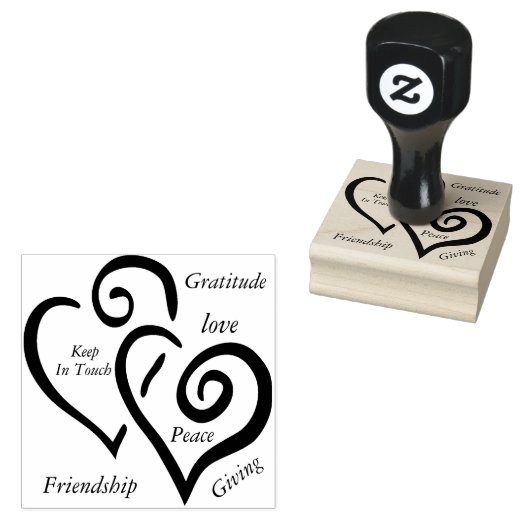 Gedachten over het leven rubberstempel (Gestempeld)