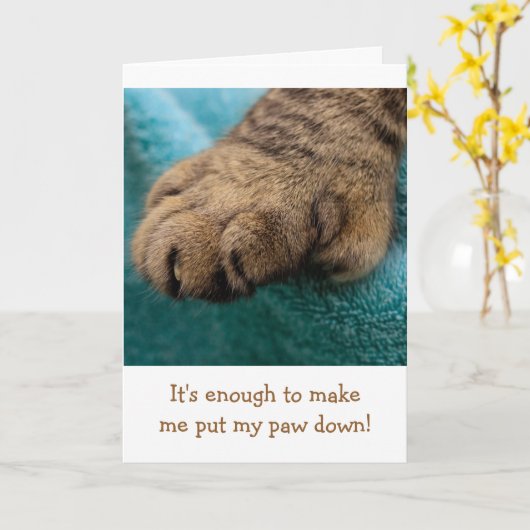 Gedachten over kanker kaart (Gele Bloem)