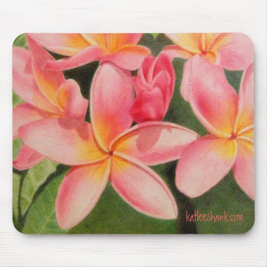 Gedachten over Plumeria mousepad Muismat (Voorkant)